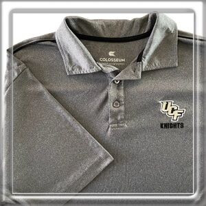 Colosseum University of Central Florida UCF Short Sleeve Polo Gray Size XXL